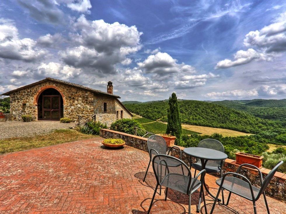 L'Aiolina Apartment Vagliagli Bagian luar foto